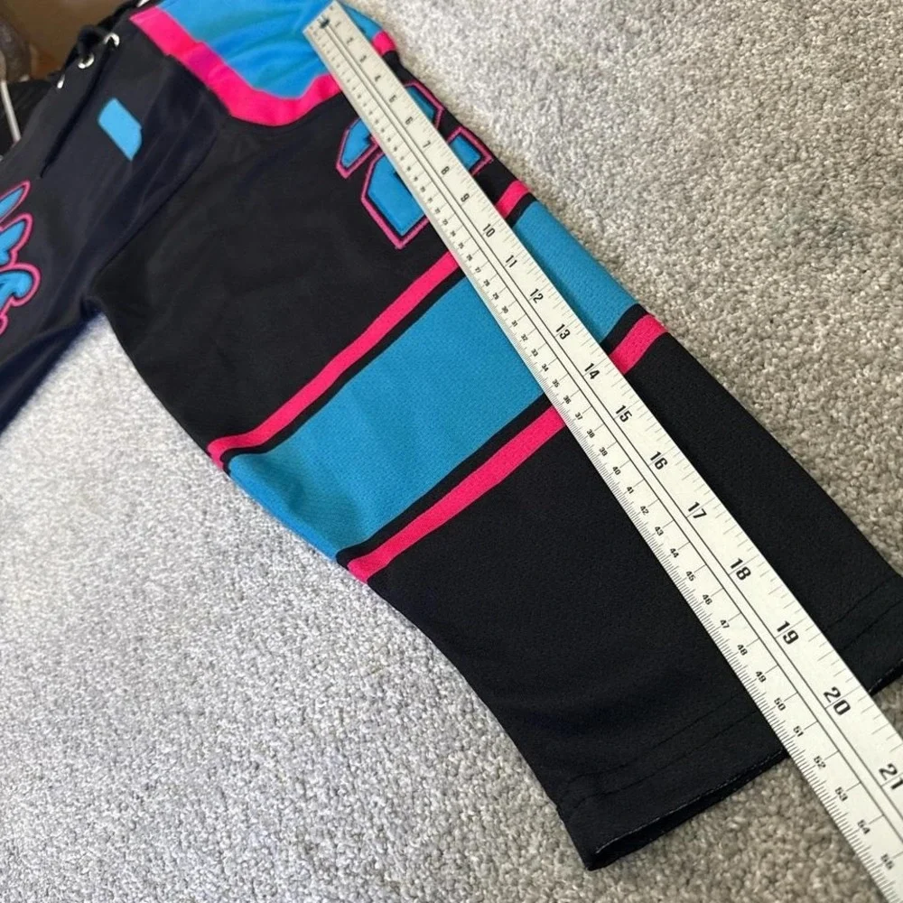 Kinetic Custom Deltas Sneaky Blue Black Pink Jersey Medium Graphic Streetwear